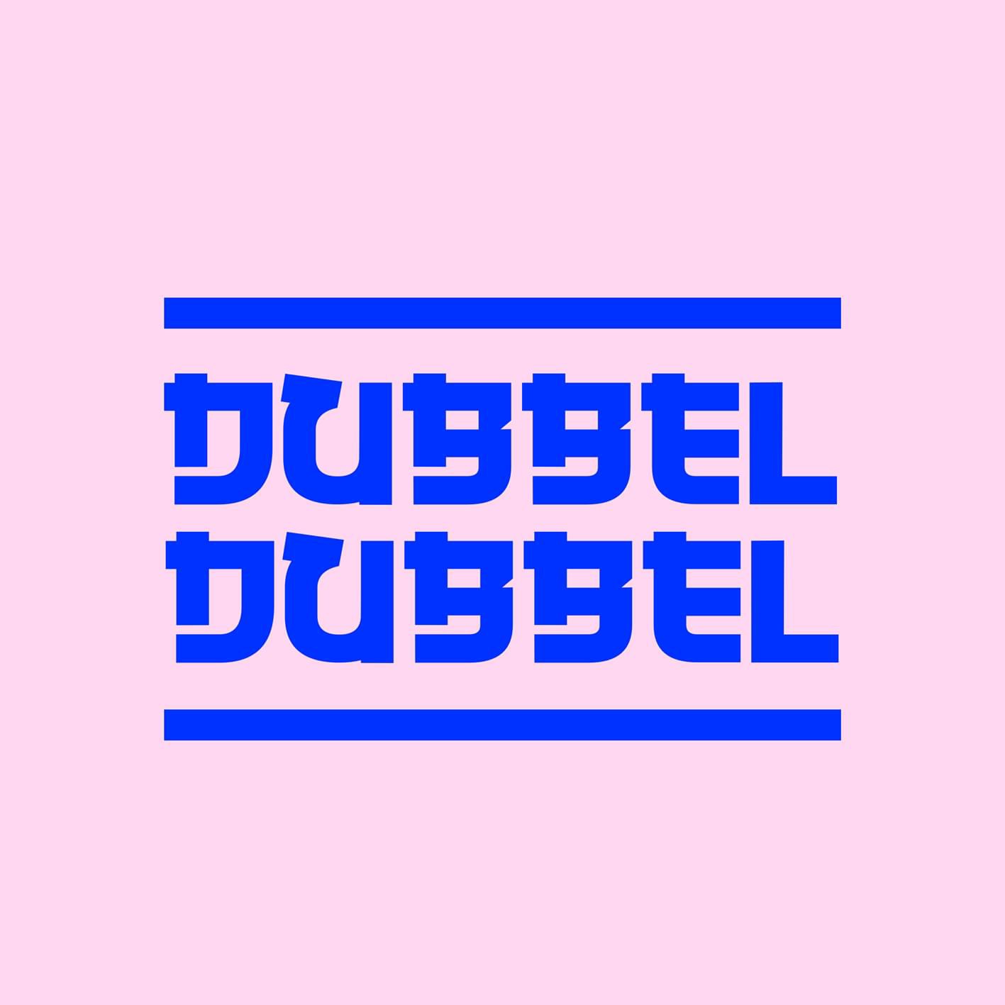 Logotyp för DUBBEL DUBBEL