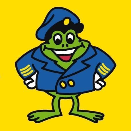 Maskot och logotyp för Paddan